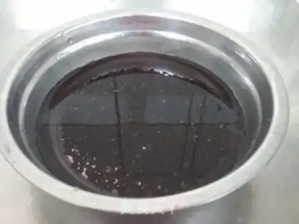 Make The mountain potion, black rice congee step 2