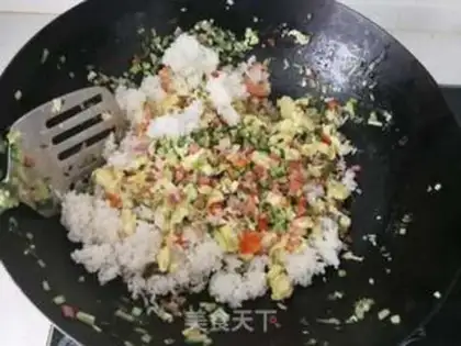 Make Shrimp rice step 5