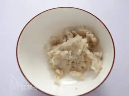 Make Carrot cod shrimp balls step 1
