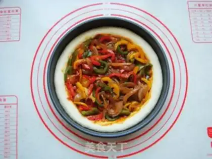 Make Pizza pepper egg step 8