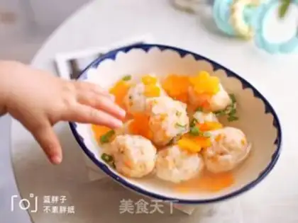 Make Carrot cod shrimp balls step 7