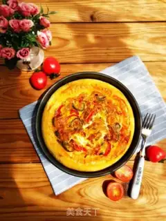 Make Pizza pepper egg step 11