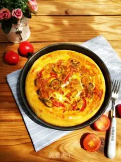 Make Pizza pepper egg step 14