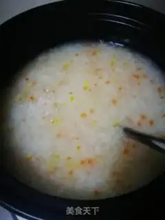 Make Shrimp congee step 1