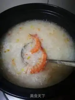 Make Shrimp congee step 4