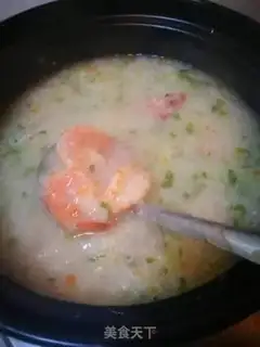 Make Shrimp congee step 5