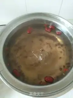 Make Red bean rice congee step 2