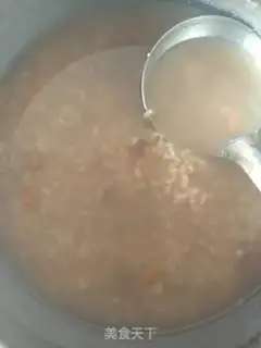 Make Red bean rice congee step 3