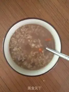 Make Red bean rice congee step 4