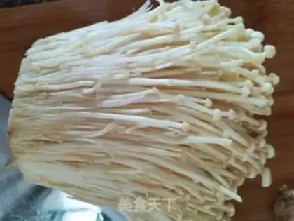 Make Frozen needle mushrooms step 0