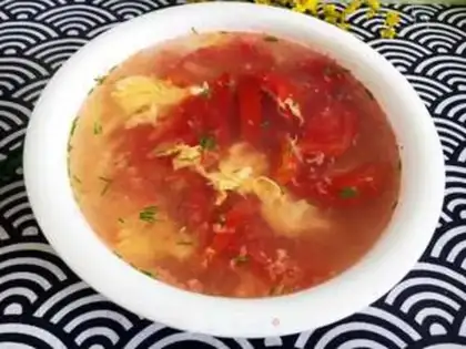 Make Tomato egg soup step 5