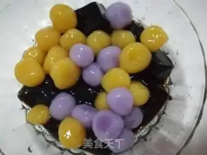 Make Colored pearls, black and pink step 5