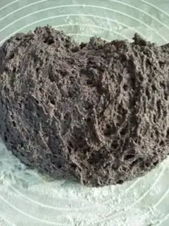 Make Black rice buns step 2