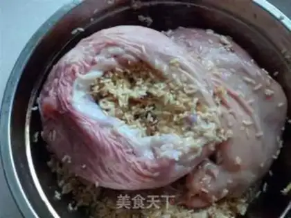 Make Pig belly rice step 1
