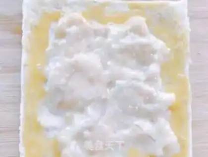 Make Toast banana pie step 4