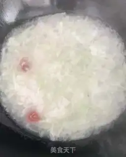 Make Salted egg curd soup step 5