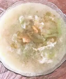 Make Salted egg curd soup step 6