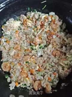Make Shrimp rice step 6