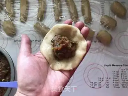 Make Sioux meat mooncake step 15