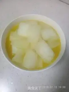 Make A boiled melon step 1