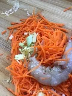 Make Carrot shrimp dumplings step 5