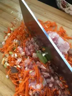 Make Carrot shrimp dumplings step 6