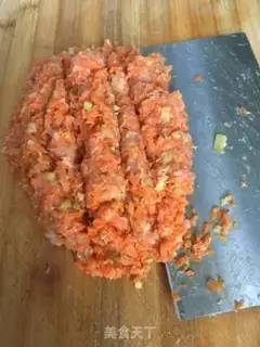 Make Carrot shrimp dumplings step 7