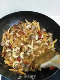Make Spicy snails step 2