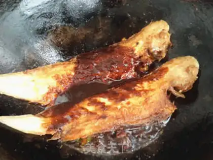 Make The halibut is burning dead bamboo step 6