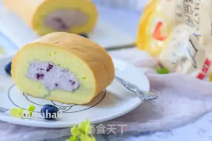Make Blueberry roll step 14