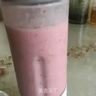 Make A blood peach shake step 5