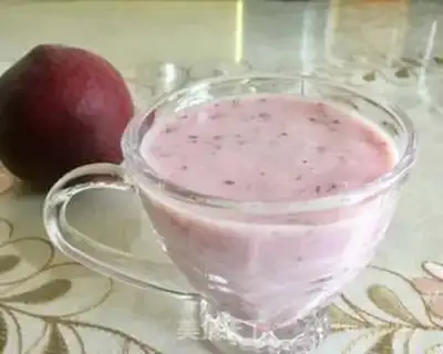 Make A blood peach shake step 6