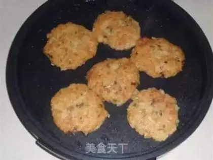 Make Fried rice cake step 3
