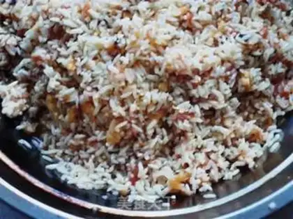 Make A chicken leg bag with salted rice step 1