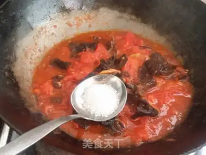 Make Tomato, spinach noodles step 5