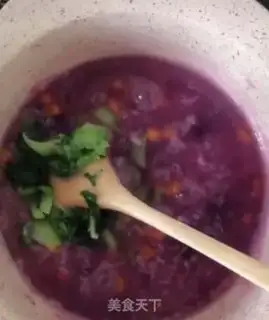 Make Potato vegetable congee step 7
