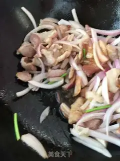 Make Onion fried meat step 6