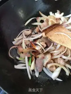 Make Onion fried meat step 7