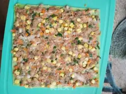 Make Five-colour green egg rolls step 8