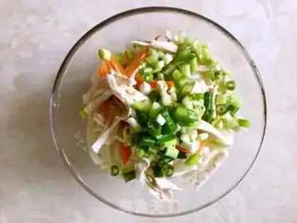 Make Roasted chicken noodles step 3