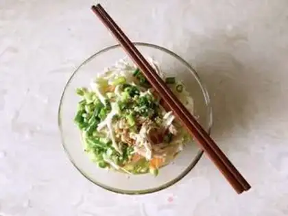 Make Roasted chicken noodles step 4