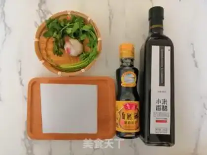 Make The rice juice pours cold powder step 0