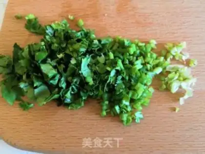 Make The rice juice pours cold powder step 2