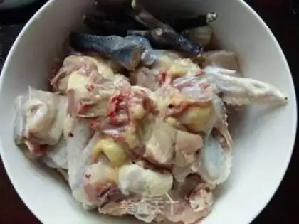 Make Red chicken step 1