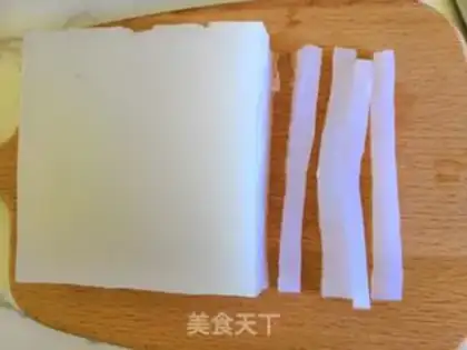 Make The rice juice pours cold powder step 3