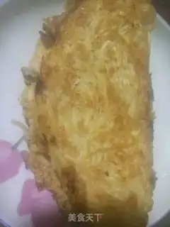 Make Noodle pancakes step 7