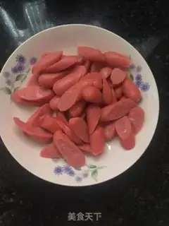 Make Celery and ham sausage step 0
