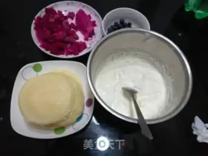 Make Flamingo lard cake step 10