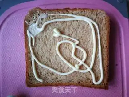 Make Butter egg sandwich step 2