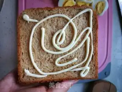 Make Butter egg sandwich step 4